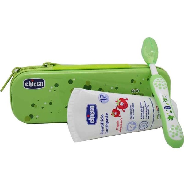 CHICCO SET DENTAL SIEMPRE SONRIENTE COLOR VERDE