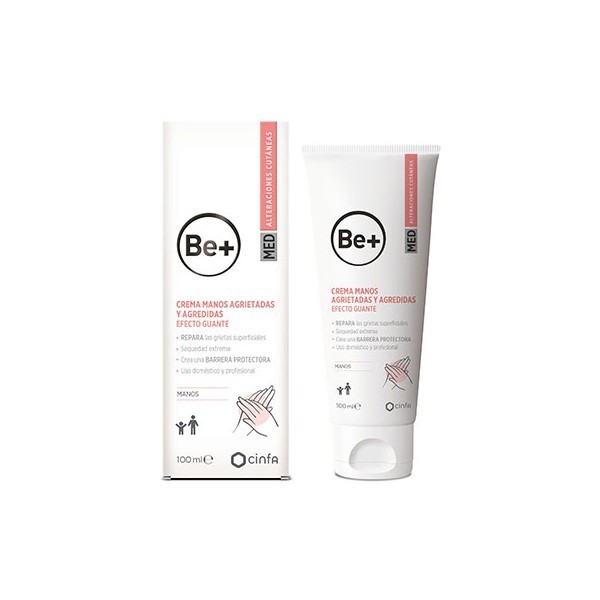 BE+ MED CREMA DE MANOS AGRIETADAS Y AGREDIDAS 1 TUBO 100 ml