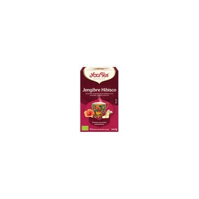 YOGI TEA  JENGIBRE HIBISCO INFUSION 17 BOLSITAS