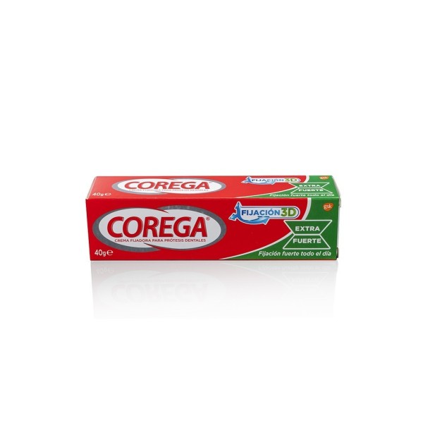 COREGA CREMA EXTRA FUERTE ADHESIVO PROTESIS DENTAL 1 TUBO 40 g SABOR MENTA