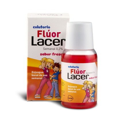 Lacer junior colutorio fluor semanal 100 ml