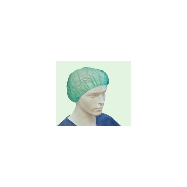 GORROS CIRCULARES TNT VERDES LAVABLES 3UDS