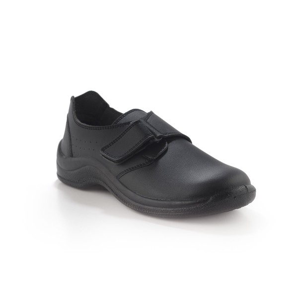 ZAPATO MYCODEOR VELCRO NEGRO S/PERFORAR MYVNSP T/37