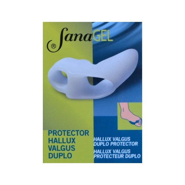 PROTECTOR HALLUX VALGUS DUPLO SANATOR SILICONE T/GRANDE