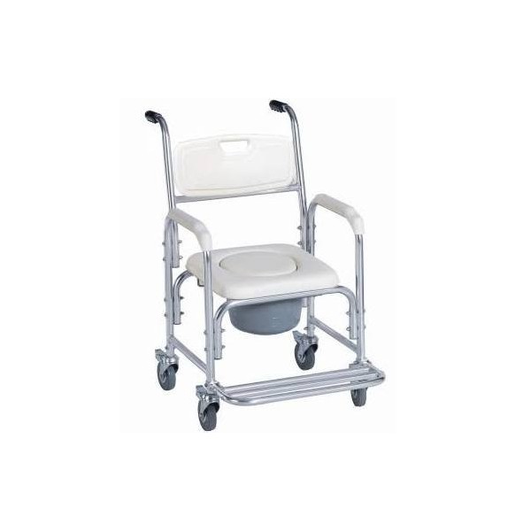 SILLA DUCHA-WC C/RUEDAS Y ORINAL DA-1078 GERIMEDICAL