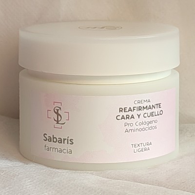 CREMA REAFIRMANTE CARA Y CUELLO TEXTURA LIGERA 50ML SABARIS FARMACIA