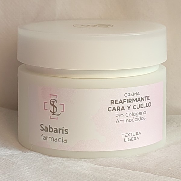 CREMA REAFIRMANTE CARA Y CUELLO TEXTURA LIGERA 50ML SABARIS FARMACIA