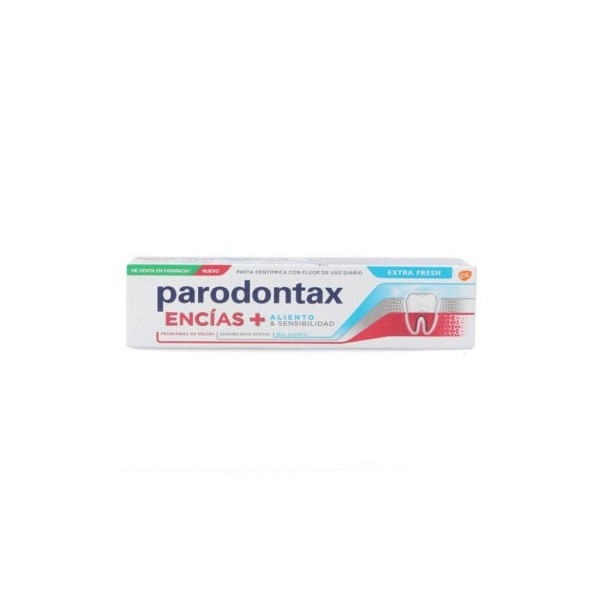 PARODONTAX ENCIAS + ALIENTO & SENSIBILIDAD EXTRA FRESH 1 TUBO 75 ml