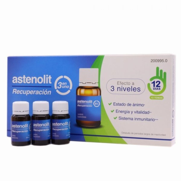 ASTENOLIT RECUPERACION 12 VIALES 10 ML