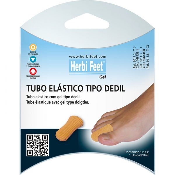 DEDIL TUBO CON GEL HERBI FEET TALLA L