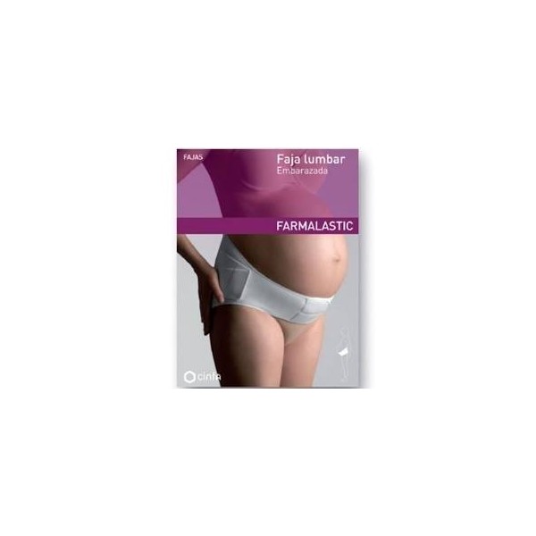 CINTURON PELVICO LUMBOABDOMINAL FARMALASTIC 1 UNIDAD TALLA PEQUEÑA COLOR BLANCO