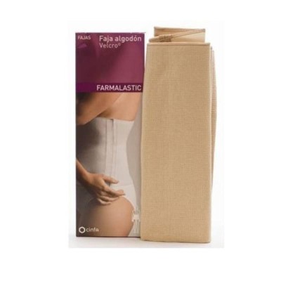 Faja velcro farmalastic beige t- 3