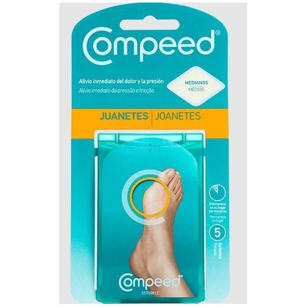 COMPEED JUANETES HIDROCOLOIDE 5 UNIDADES