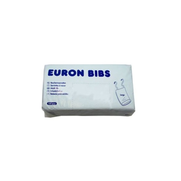 BABEROS DESECHABLES 38X70CM EURON BIBS 100UDS