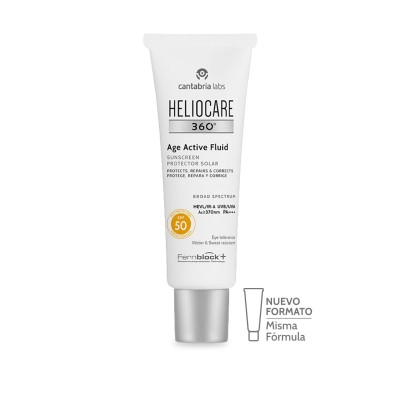 HELIOCARE 360º AGE ACTIVE FLUID PROTECTOR SOLAR PROTEGE REPARA Y CORRIGE 1 ENVASE 50 ML