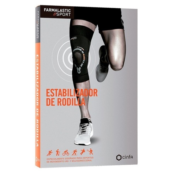 ESTABILIZADOR DE RODILLA FARMALASTIC SPORT 1 UNIDAD TALLA XL