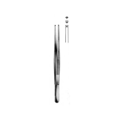 PINZA DISECCION CON DIENTE 14CM (1:2)