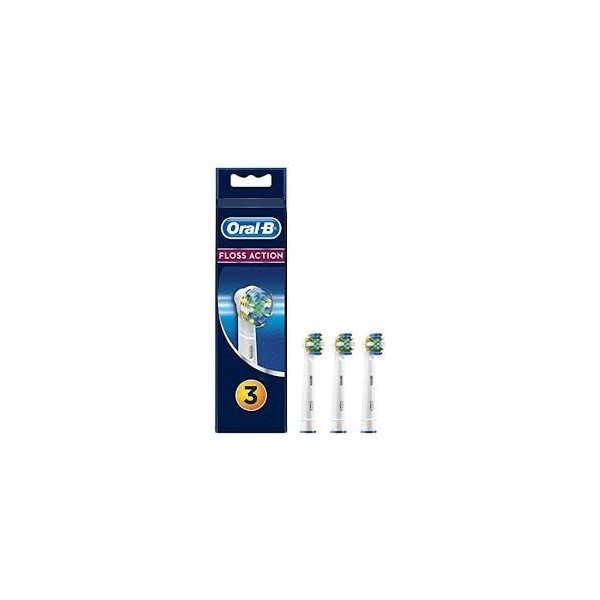 CEPILLO DENTAL ELECTRICO ORAL-B FLOSS ACTION EB25RB RECAMBIO 3 UNIDADES