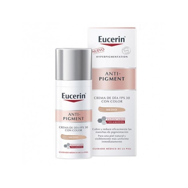 EUCERIN ANTI-PIGMENT CREMA DE DIA 30 FPS 1 ENVASE 50 ML TONO MEDIO