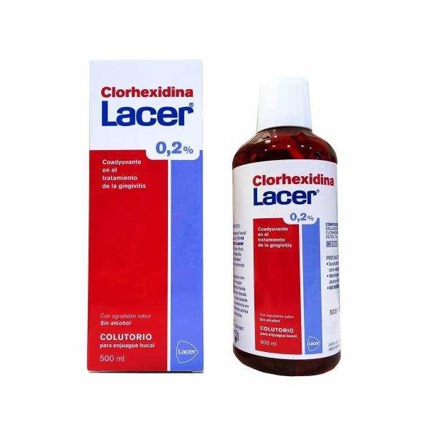 LACER COLUTORIO CLORHEXIDINA 0.2% 1 ENVASE 500 ml