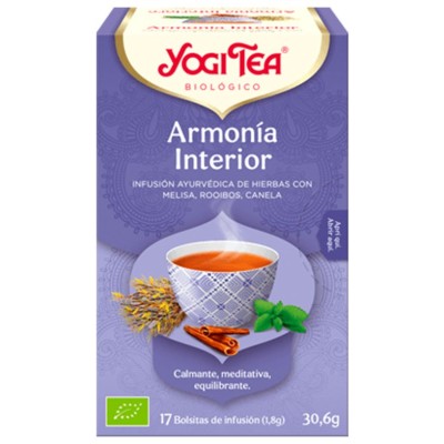 YOGI TEA INFUSION ARMONIA INTERIOR 17 BOLSITAS