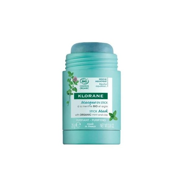 KLORANE MASCARILLA EN STICK A LA MENTA BIO Y ARCILLA 1 STICK 25 G