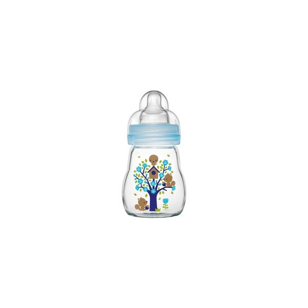 BIBERON CRISTAL MAM FEEL GOOD + 0 MESES 1 UNIDAD A 170 ml