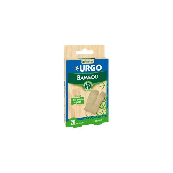 URGO APOSITOS BAMBOO 15 UNIDADES 70 MM X 20 MM + 5 UNIDADES 70 MM X 34 MM