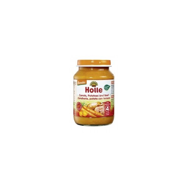 HOLLE POTITO ZANAHORIA, PATATA Y TERNERA 190G