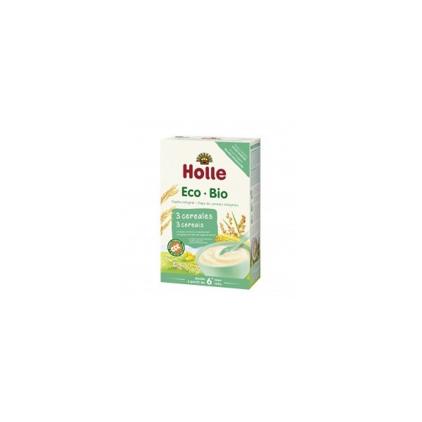 HOLLE PAPILLA INTEGRAL DE 3 CEREALES BIO 1 ENVASE 250 g