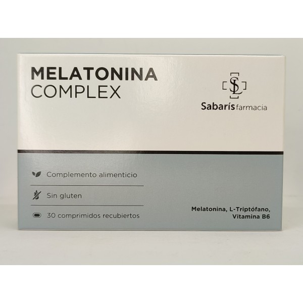 MELATONINA COMPLEX 30 COMPRIMIDOS SABARIS FARMACIA