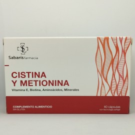 CISTINA Y METIONINA 60 CAPS SABARIS FARMACIA