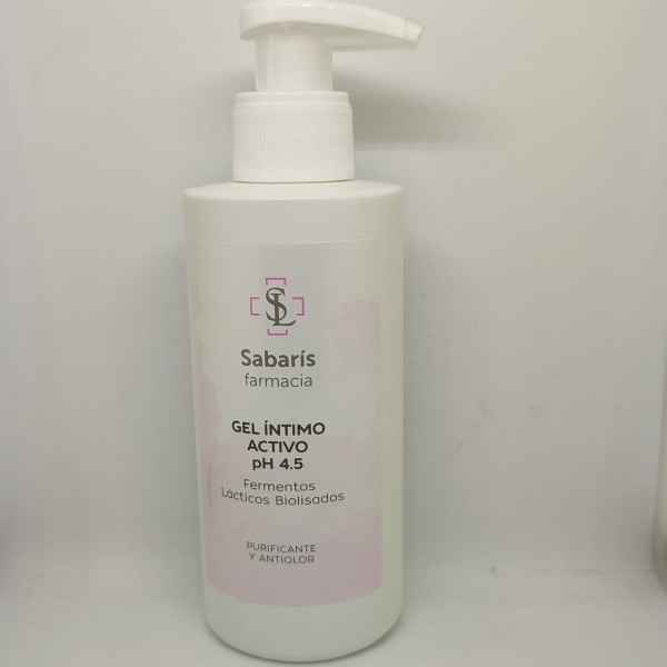 GEL INTIMO ACTIVO PH4,5 250ML SABARIS FARMACIA