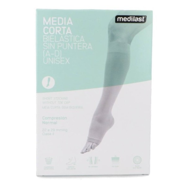 MEDIA CORTA (A-D) COMPRESION NORMAL MEDILAST TALLA 10