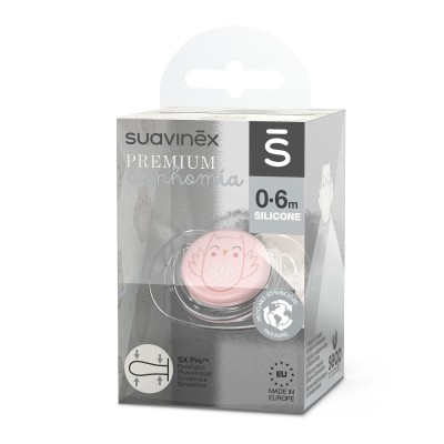 Chupete suavinex silicona fisiolog 0-4m premium