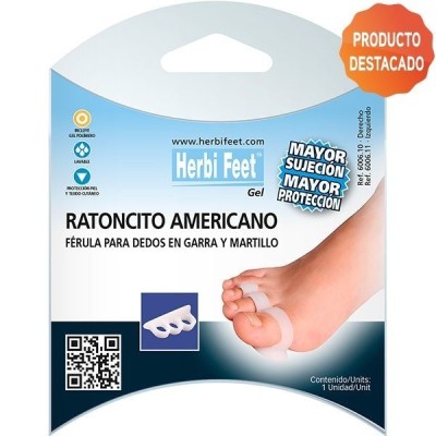 RATONCITO AMERICANO HERBI FEET 1 UNIDAD DERECHO