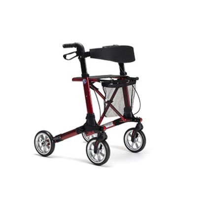 ANDADOR ROLLATOR QUADRI LIGHT ROJO VERMEIREN