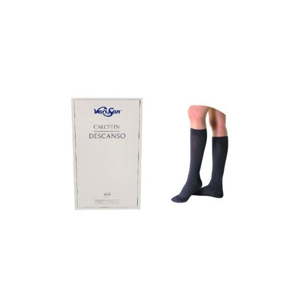 CALCETIN COMPRESION NORMAL VARISAN 2 UNIDADES TALLA 2 COLOR NERO