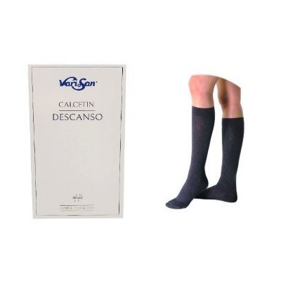 CALCETIN COMPRESION NORMAL VARISAN TALLA 4 COLOR NERO