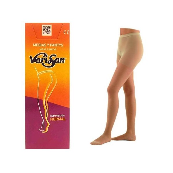 PANTY COMP NORMAL 140 DEN VARISAN TALLA 4 1 UNIDAD COLOR  BEIGE CALIBRADO