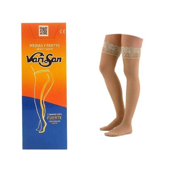 MEDIA LARGA (A-F) COMPRESION FUERTE VARISAN TALLA 5