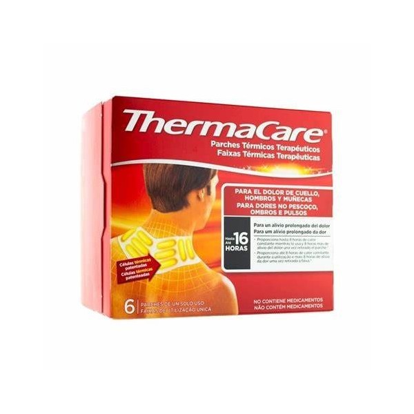 THERMACARE PARCHE TERMICO CUELLO HOMBRO MUÑECA 2 PARCHES