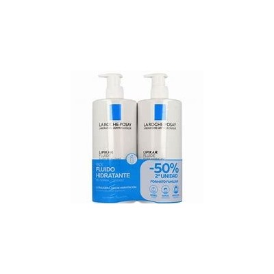 LA ROCHE POSAY LIPIKAR FLUIDO HIDRATANTE 750 ML DUPLO 2ª UN 50% DTO