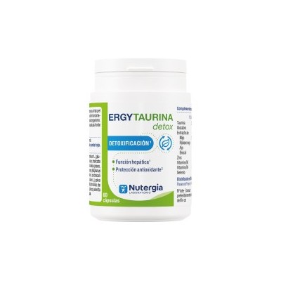 ERGYTAURINA DETOX 60 CAPSULAS NUTERGIA