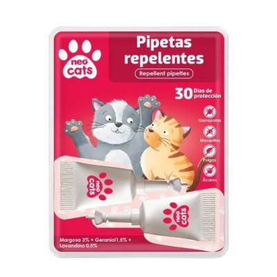 NEO CATS PIPETAS REPELENTES 2 UNI GATOS