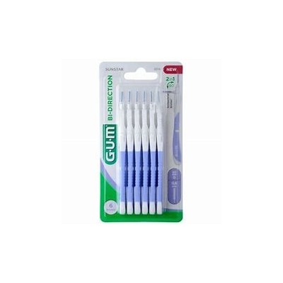 CEPILLO INTERDENTAL GUM 2014 BI-DIRECTION 6 UNIDADES 0,6 MM