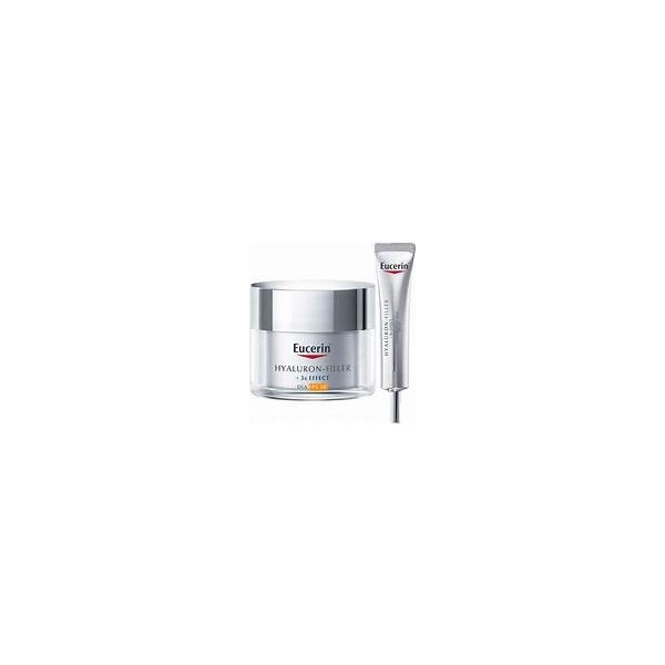 EUCERIN HYALURON FILLER 3X EFFECT CREMA DÍA FPS30 + CONTORNO OJOS