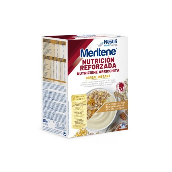 MERITENE 8 CEREALES CON MIEL 600 G