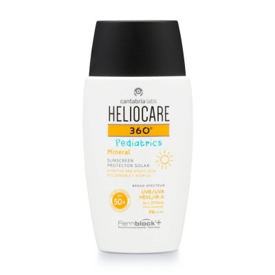 HELIOCARE 360º SPF 50+ PEDIATRICS MINERAL PROTECTOR SOLAR PIEL SENSIBLE Y ATOPICA 1 ENVASE 50 ML