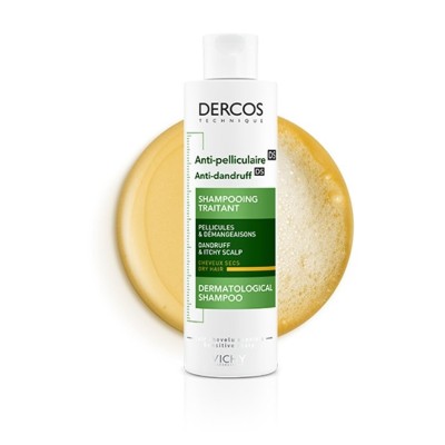 DERCOS CHAMPU ANTICASPA  CABELLO SECO 200ML